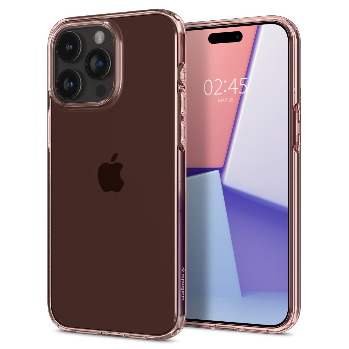 Spigen Crystal Flex, rose crystal - iPhone 15 Pro Max