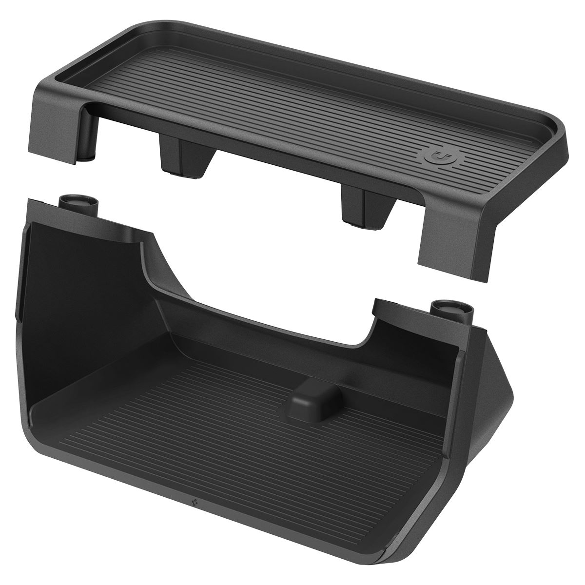 Spigen Tesla Under Screen Storage Organizer, black - Tesla Model Y/3  (2)