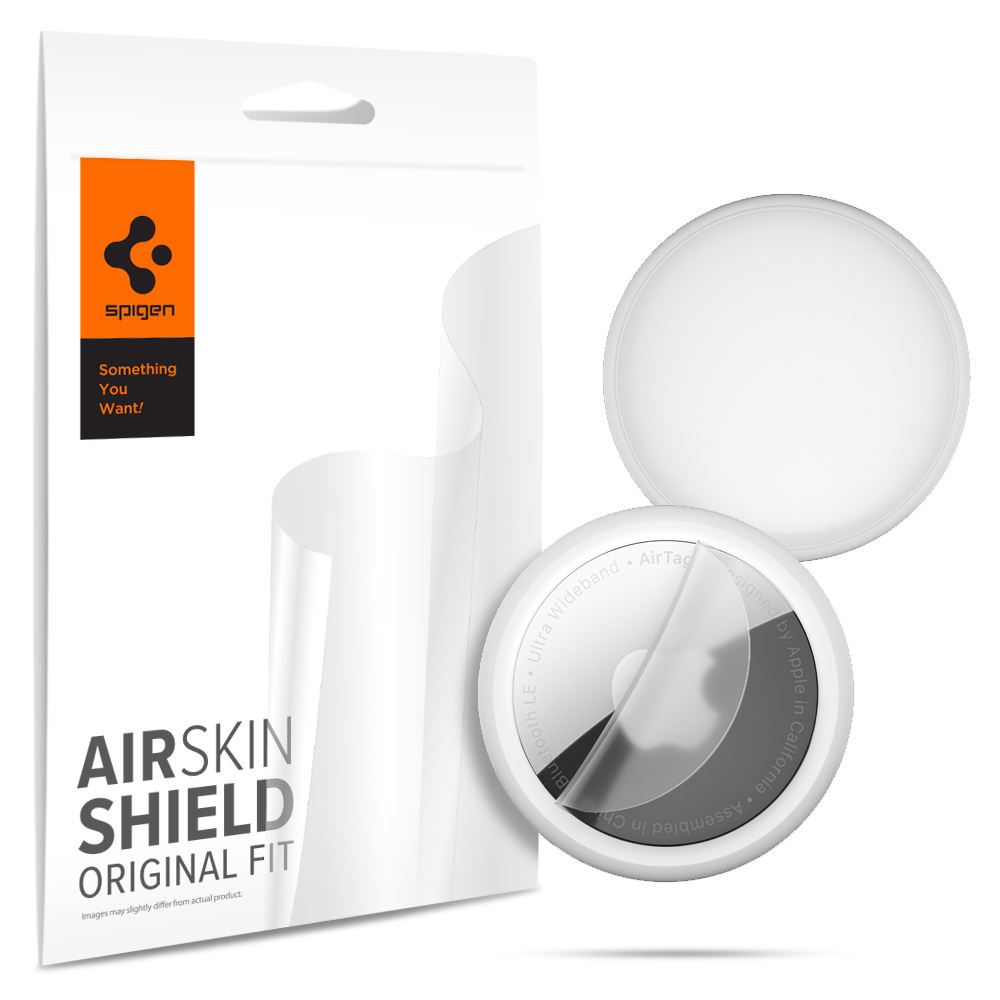 Spigen AirSkin Shield HD 4 Pack, clear - Apple AirTag (1)
