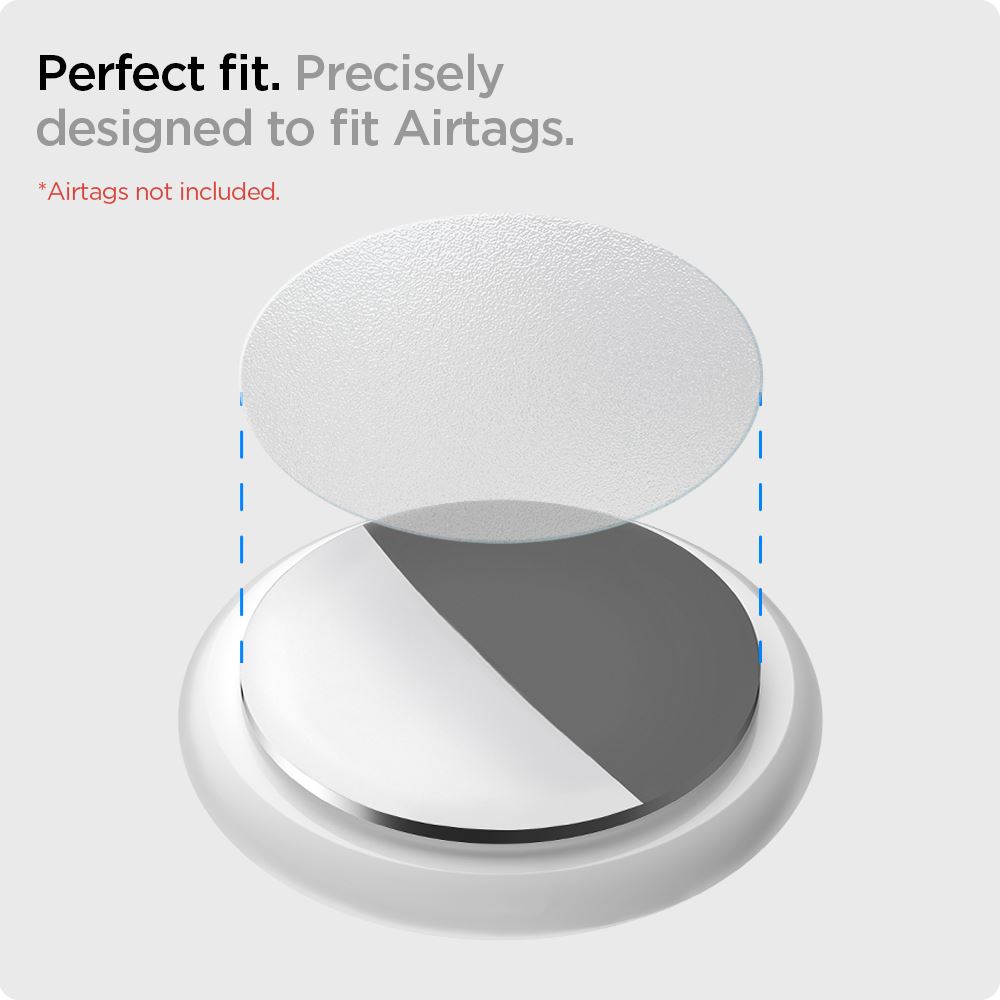 Spigen AirSkin Shield HD 4 Pack, clear - Apple AirTag (2)