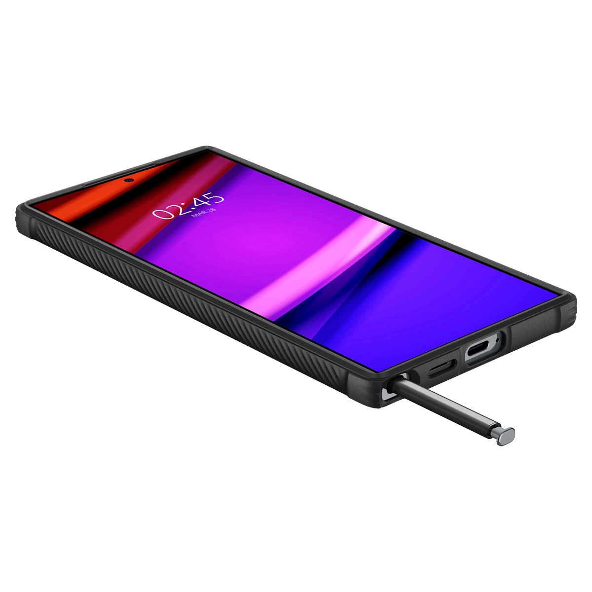 Spigen Rugged Armor, matte black - Samsung Galaxy S24 Ultra (12)