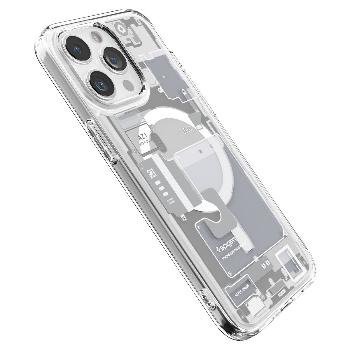 Spigen Ultra Hybrid MagSafe, zero one white - iPhone 15 Pro (10)