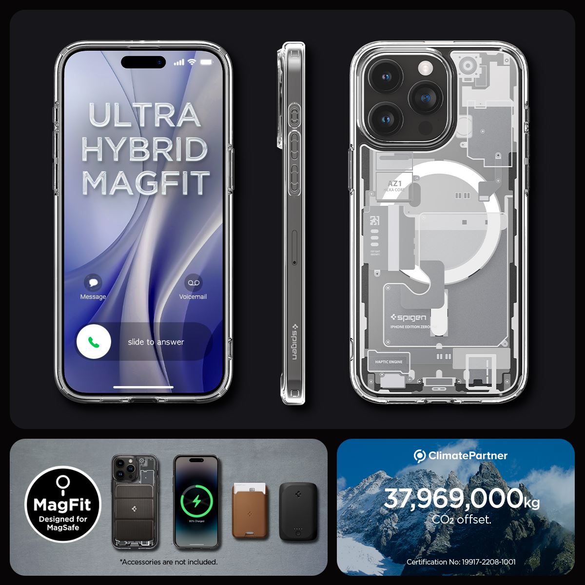 Spigen Ultra Hybrid MagSafe, zero one white - iPhone 15 Pro (16)