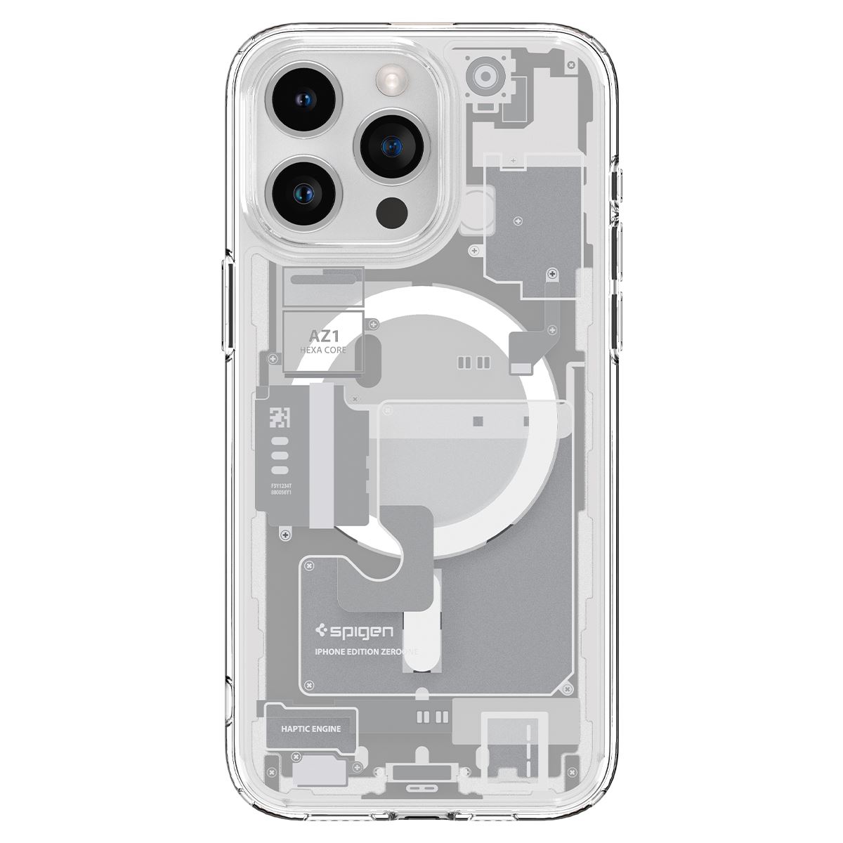 Spigen Ultra Hybrid MagSafe, zero one white - iPhone 15 Pro (2)