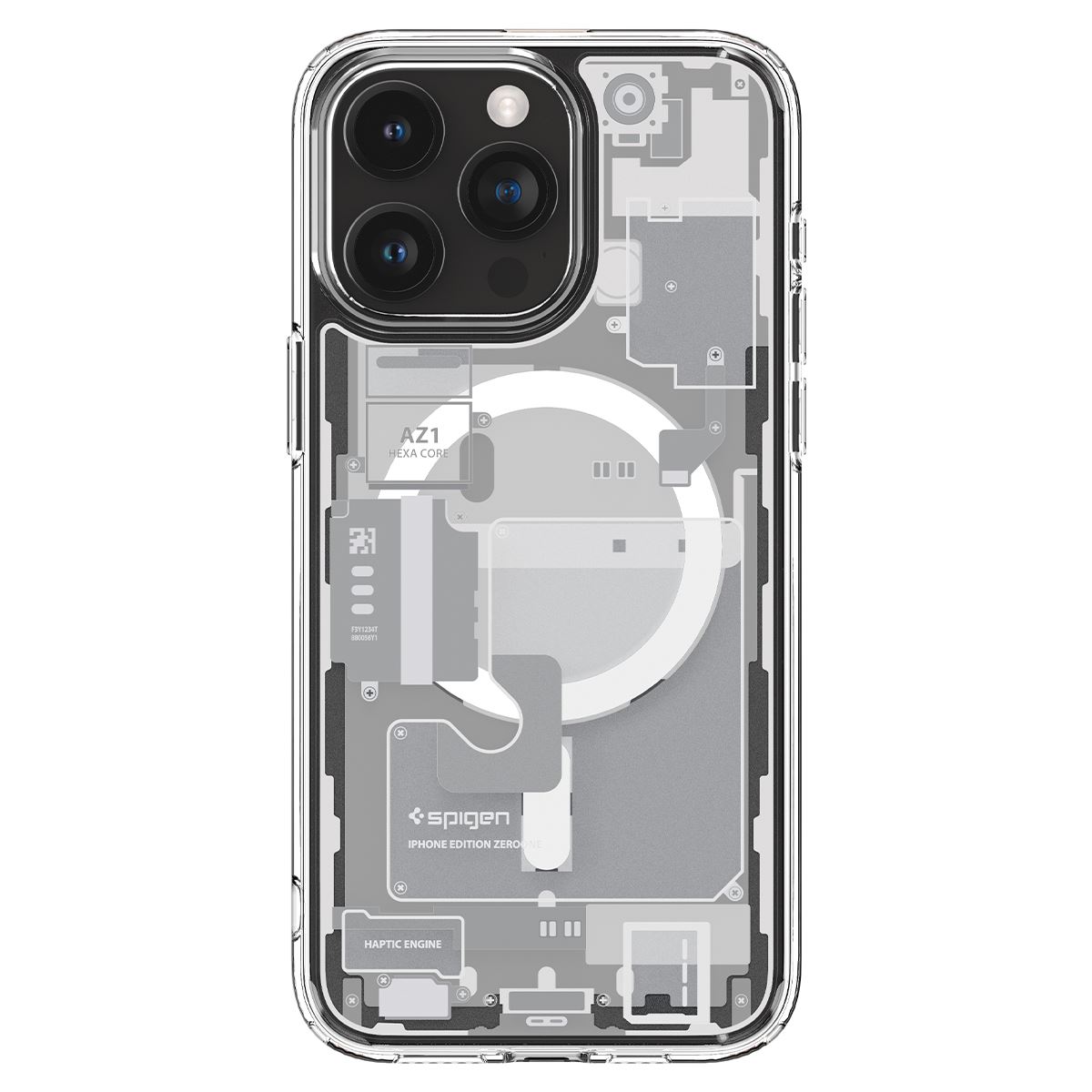 Spigen Ultra Hybrid MagSafe, zero one white - iPhone 15 Pro (3)