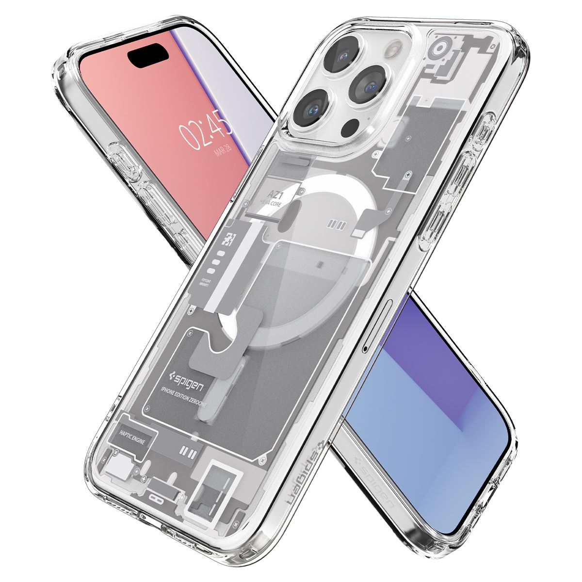 Spigen Ultra Hybrid MagSafe, zero one white - iPhone 15 Pro (8)