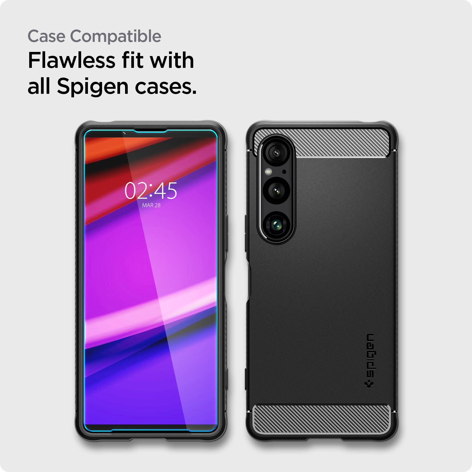 Spigen Glass tR AlignMaster 2 Pack - Sony Xperia 1 VI (12)