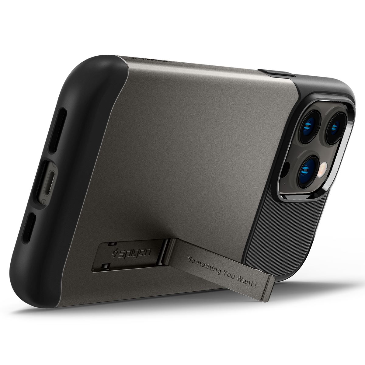 Spigen Slim Armor, gunmetal - iPhone 14 Pro (8)