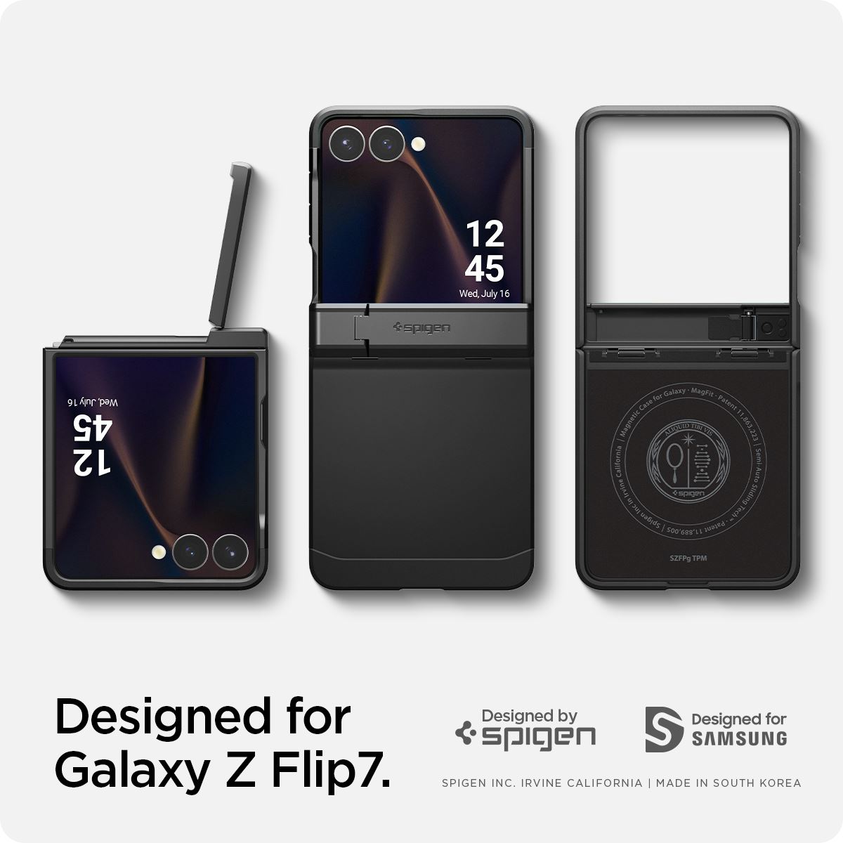 Spigen Tough Armor Pro MagSafe, black - Samsung Galaxy Z Flip7 (19)