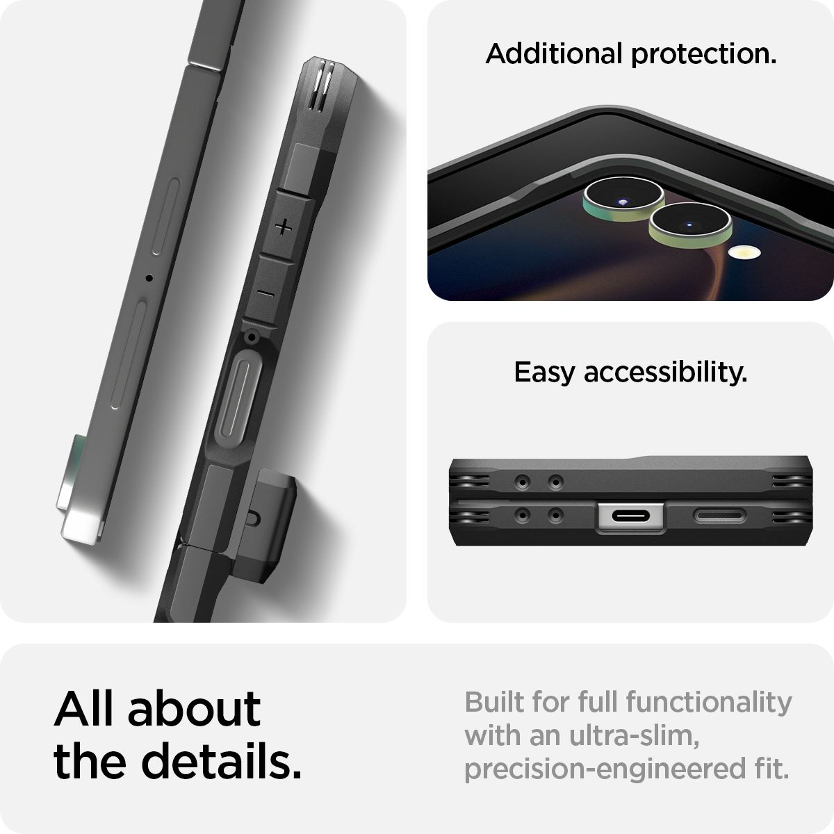 Spigen Tough Armor Pro MagSafe, black - Samsung Galaxy Z Flip7 (24)