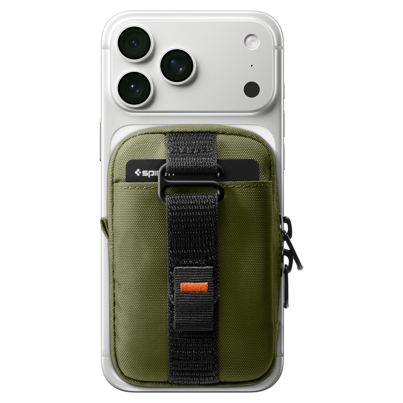 Spigen Portable Organizer Pouch TintapZip MagSafe, olive green (3)