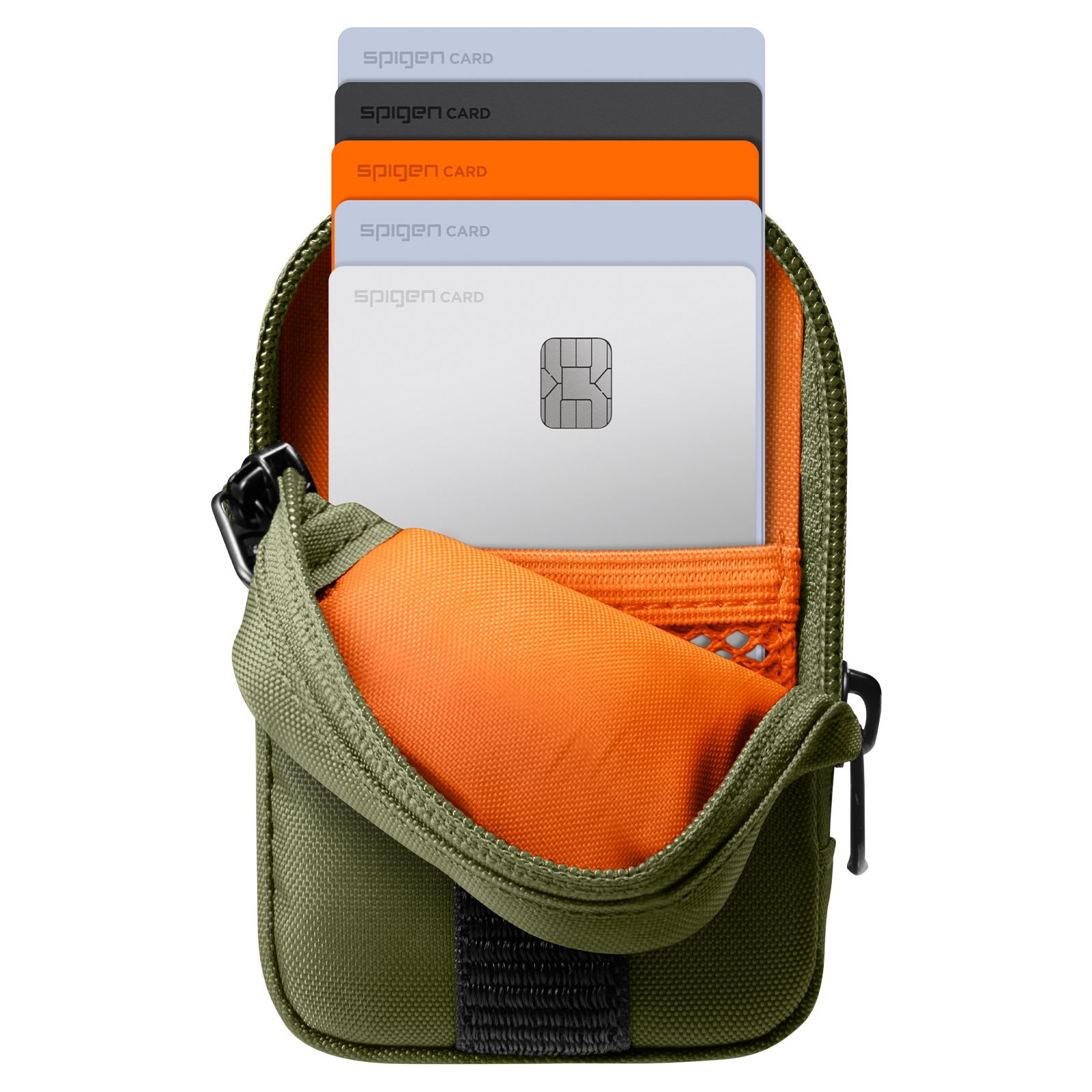 Spigen Portable Organizer Pouch TintapZip MagSafe, olive green (8)