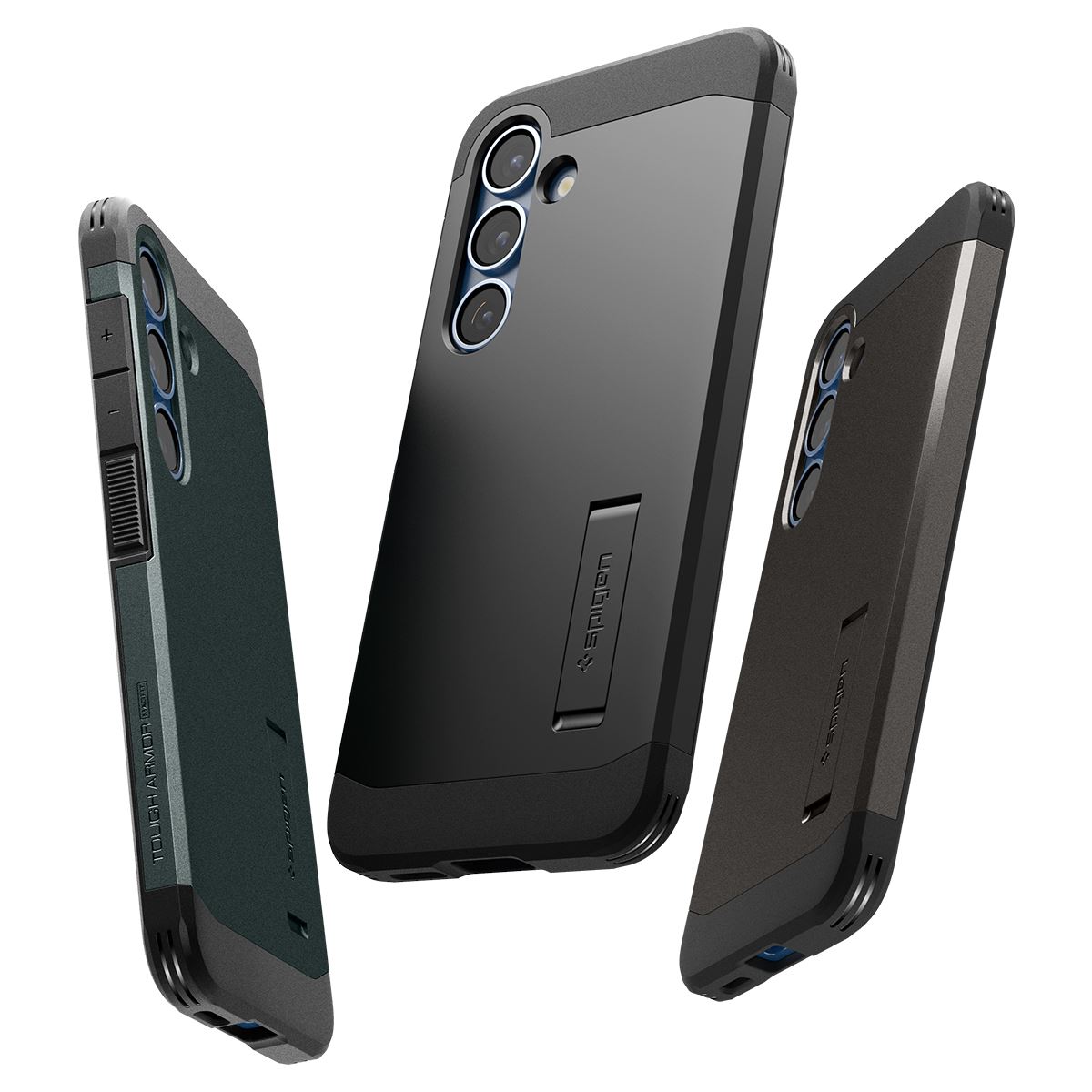 Spigen Tough Armor MagSafe, gunmetal - Samsung Galaxy S25 (12)