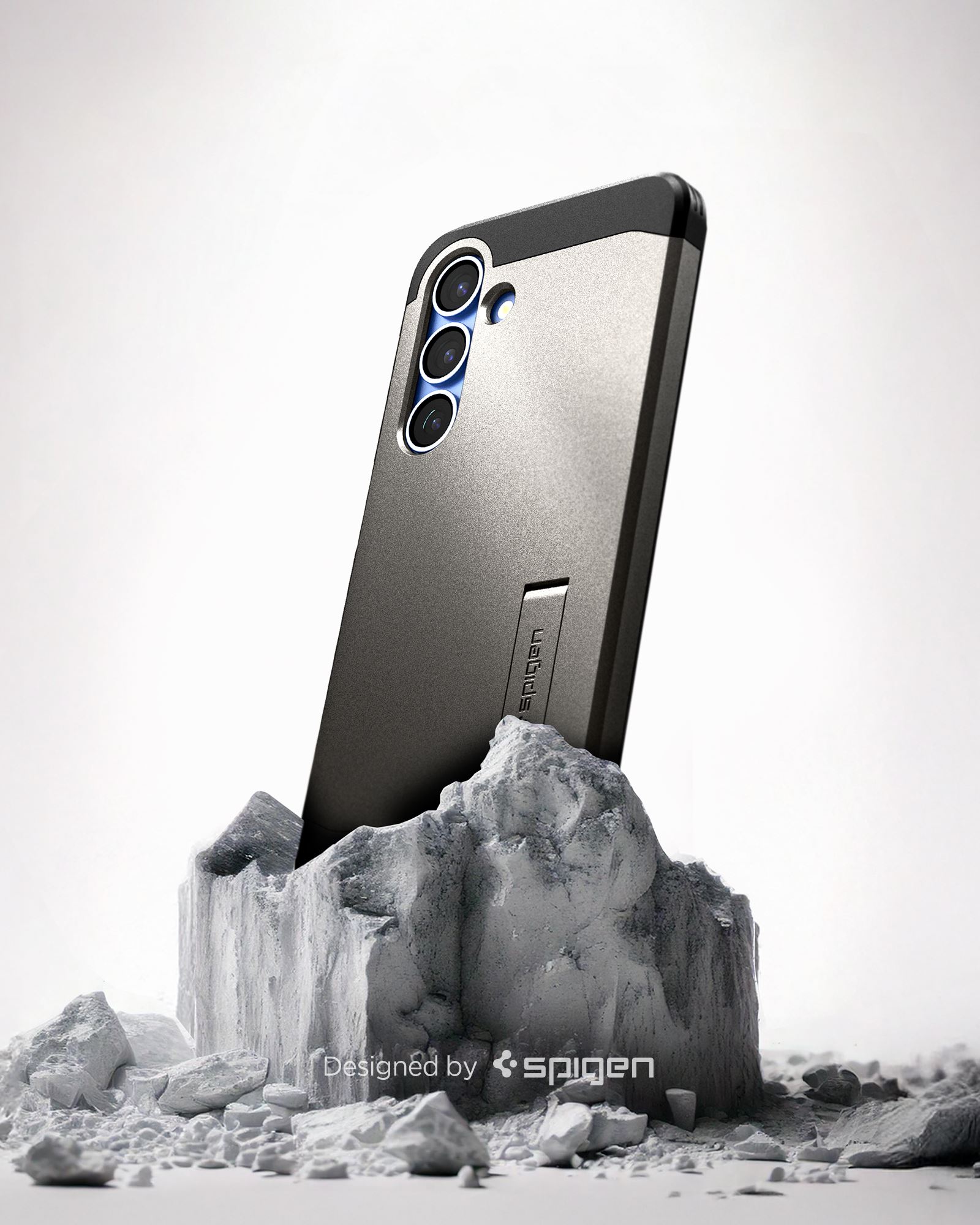 Spigen Tough Armor MagSafe, gunmetal - Samsung Galaxy S25 (15)