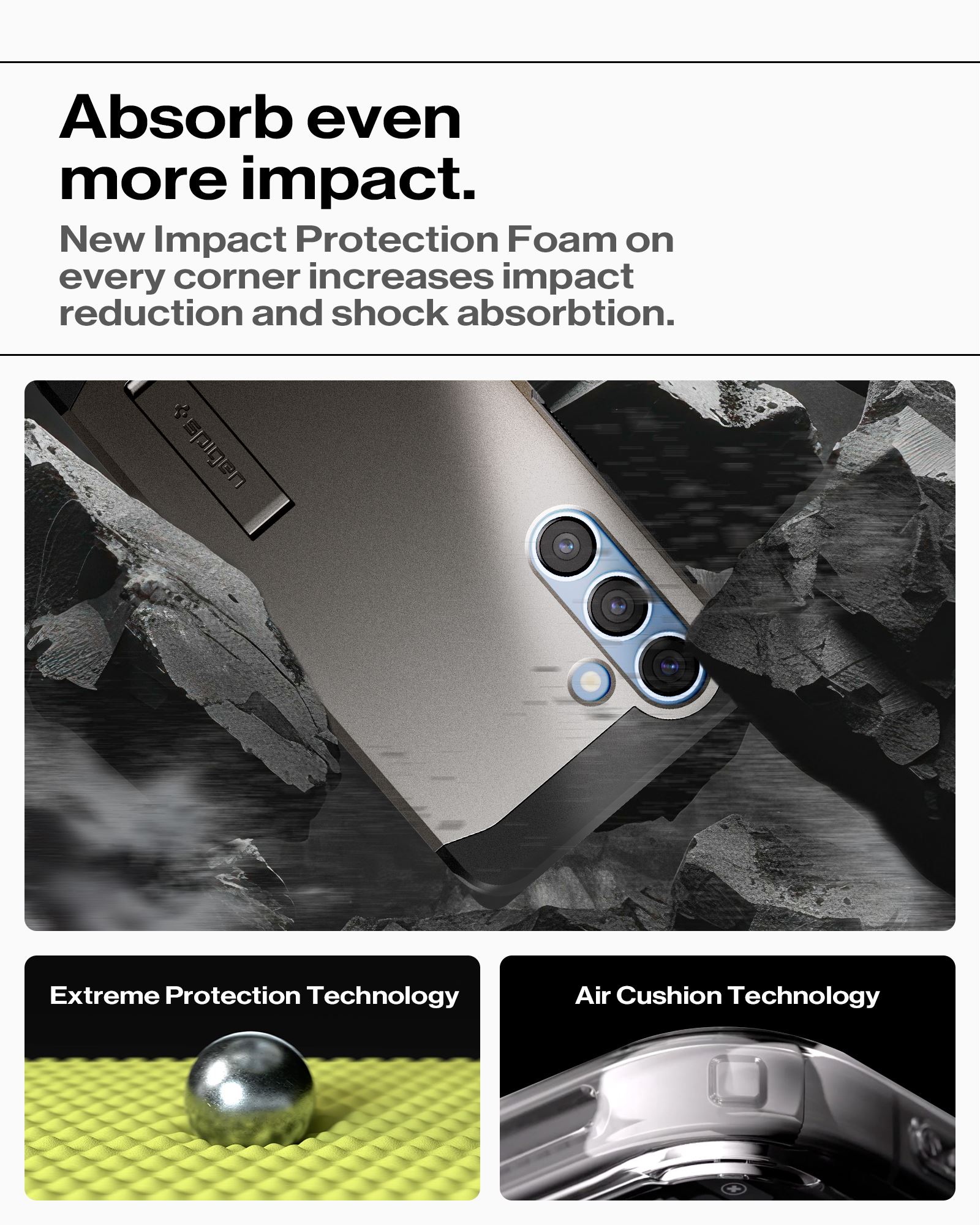 Spigen Tough Armor MagSafe, gunmetal - Samsung Galaxy S25 (17)