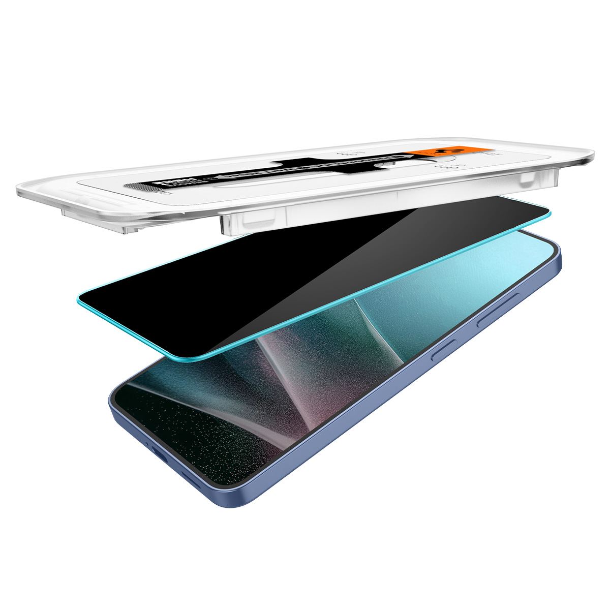 Spigen Glass tR EZ Fit HD (Privacy) 2 Pack - Samsung Galaxy S25+/S24+ (5)
