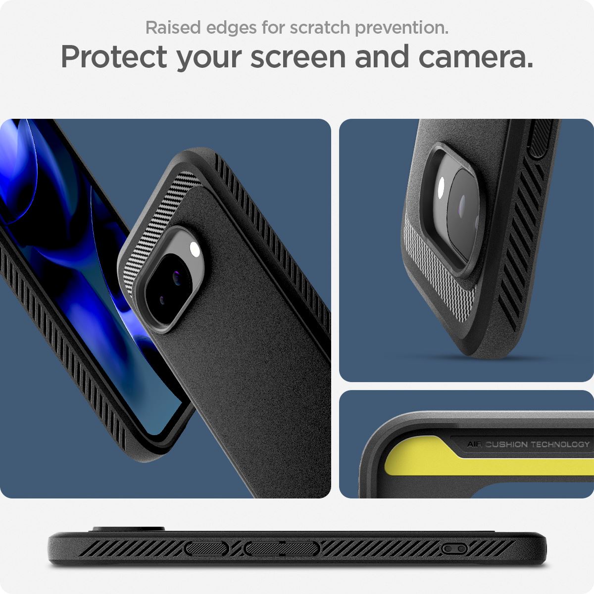 Spigen Rugged Armor MagSafe, matte black - Google Pixel 9a (14)
