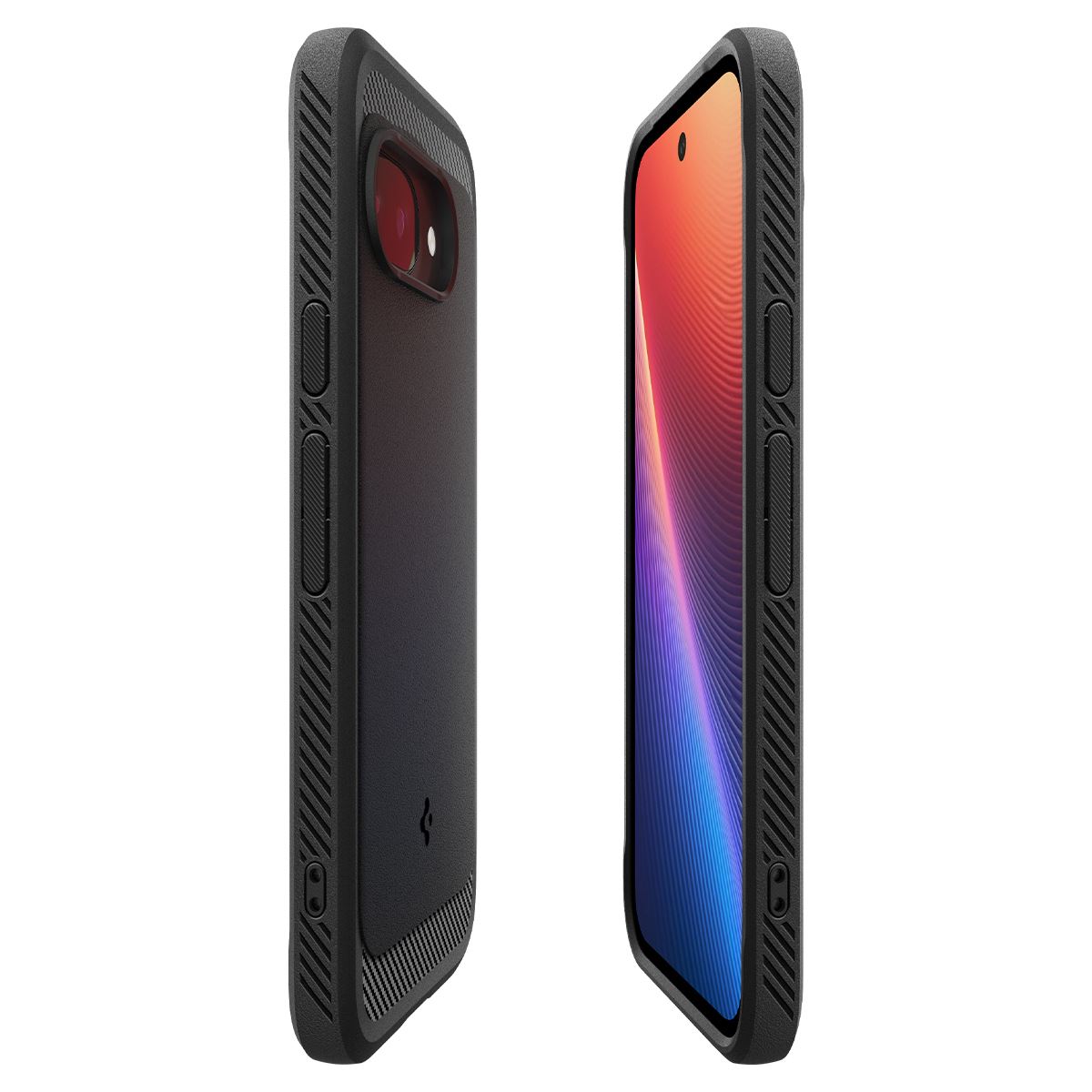 Spigen Rugged Armor MagSafe, matte black - Google Pixel 9a (6)