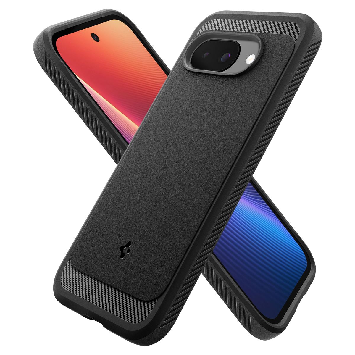 Spigen Rugged Armor MagSafe, matte black - Google Pixel 9a (7)