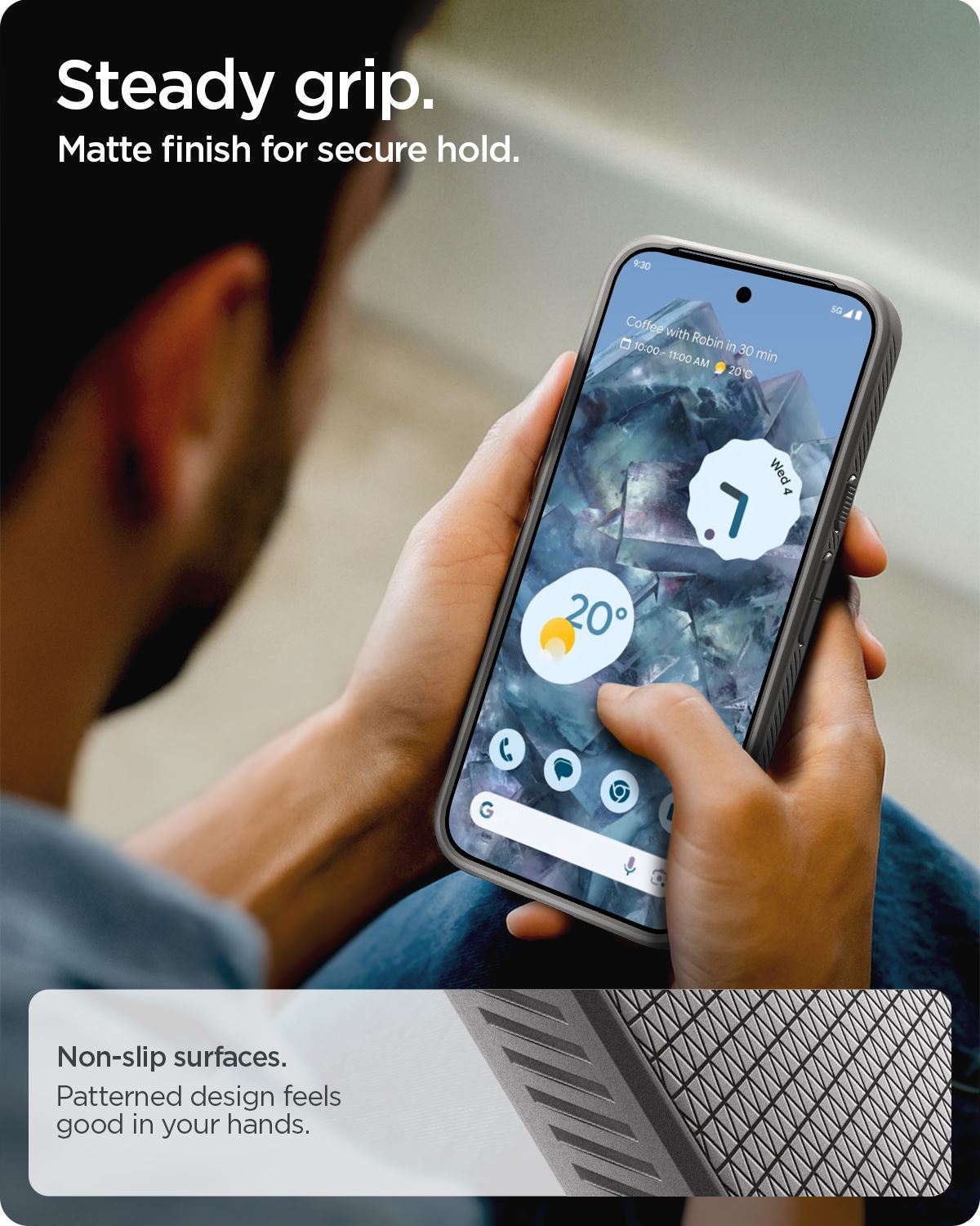 Spigen Liquid Air MagSafe marble gray - Google Pixel 10 Pro/Pixel 10 (14)