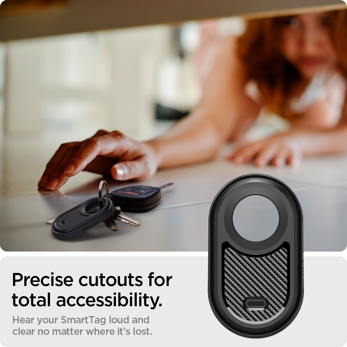 Spigen Rugged Armor, black - Samsung Galaxy Smart Tag 2 2023 (10)
