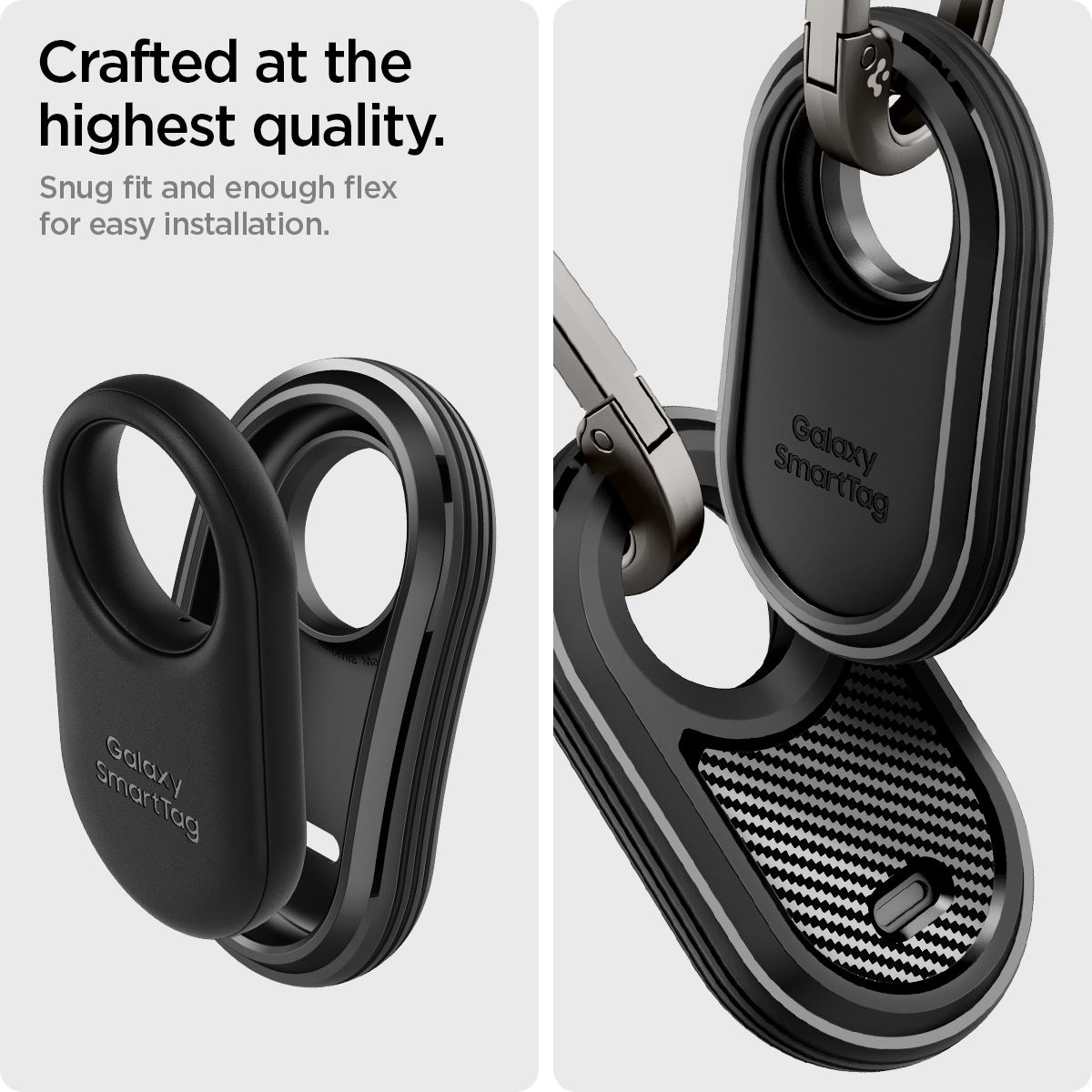 Spigen Rugged Armor, black - Samsung Galaxy Smart Tag 2 2023 (12)