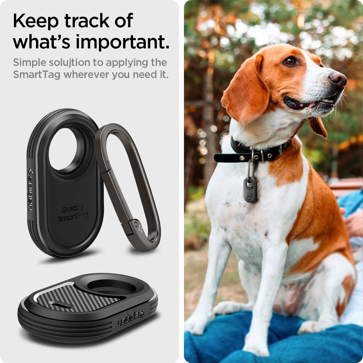 Spigen Rugged Armor, black - Samsung Galaxy Smart Tag 2 2023 (9)