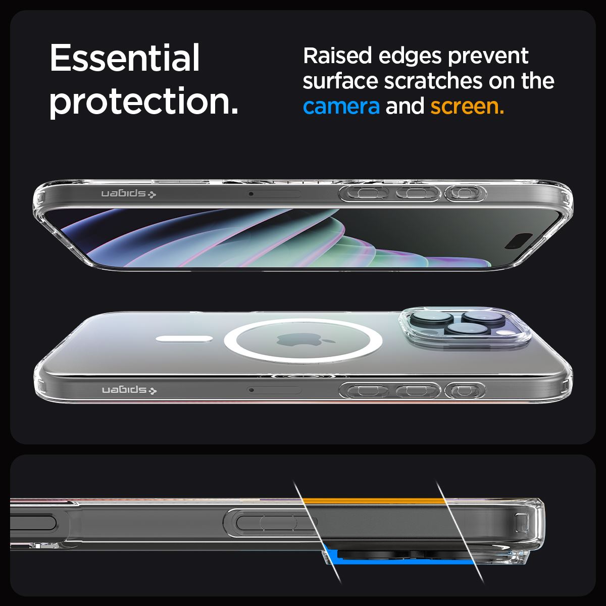 Spigen Crystal Flex MagSafe, crystal clear - iPhone 16 Pro (10)