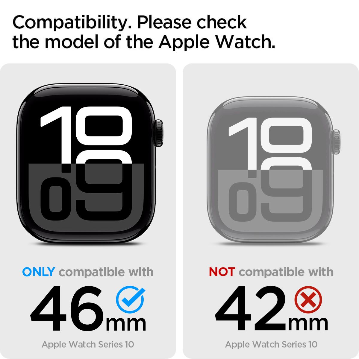 Spigen Liquid Air Pro, matte black - Apple Watch 11/10 46mm (12)