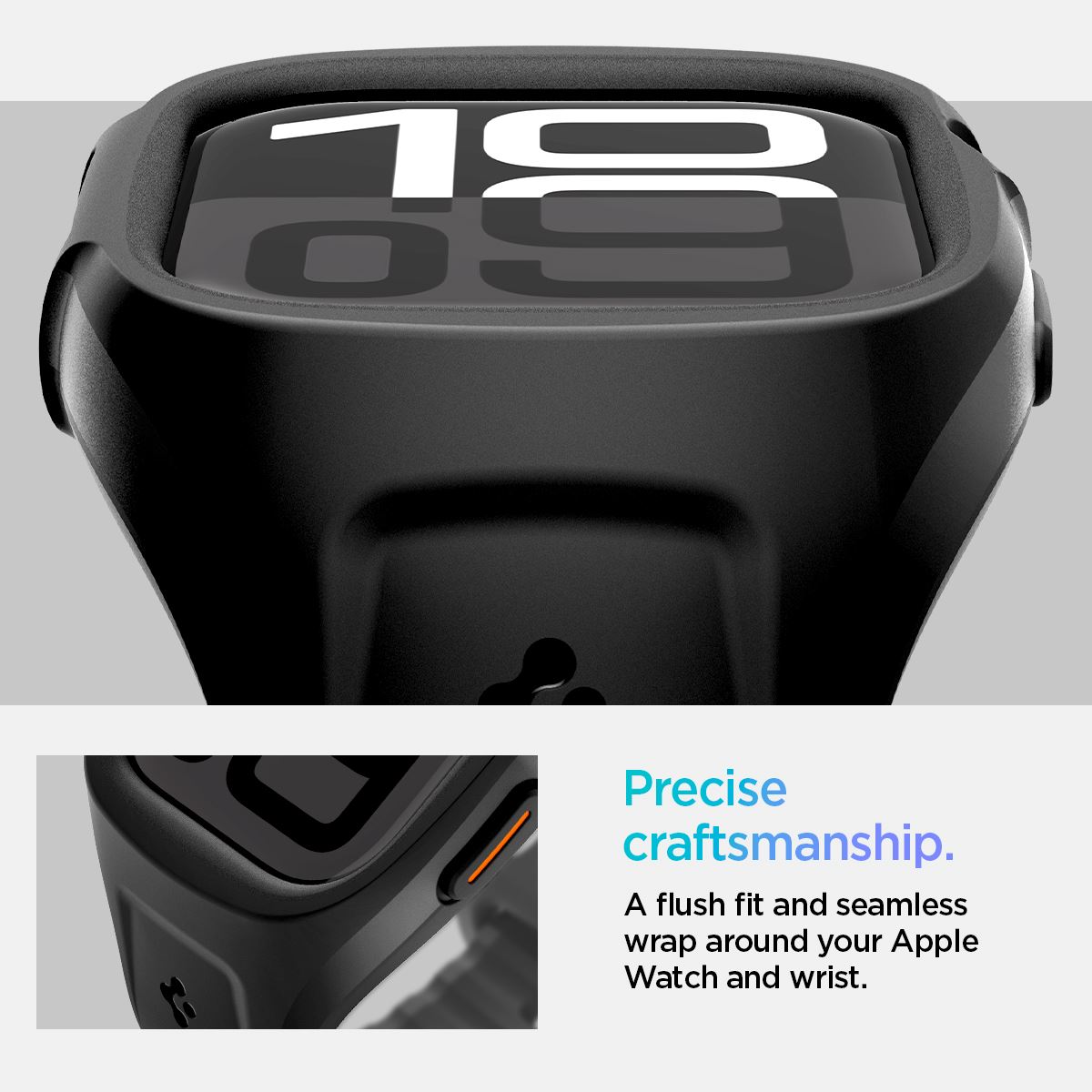 Spigen Liquid Air Pro, matte black - Apple Watch 11/10 46mm (17)
