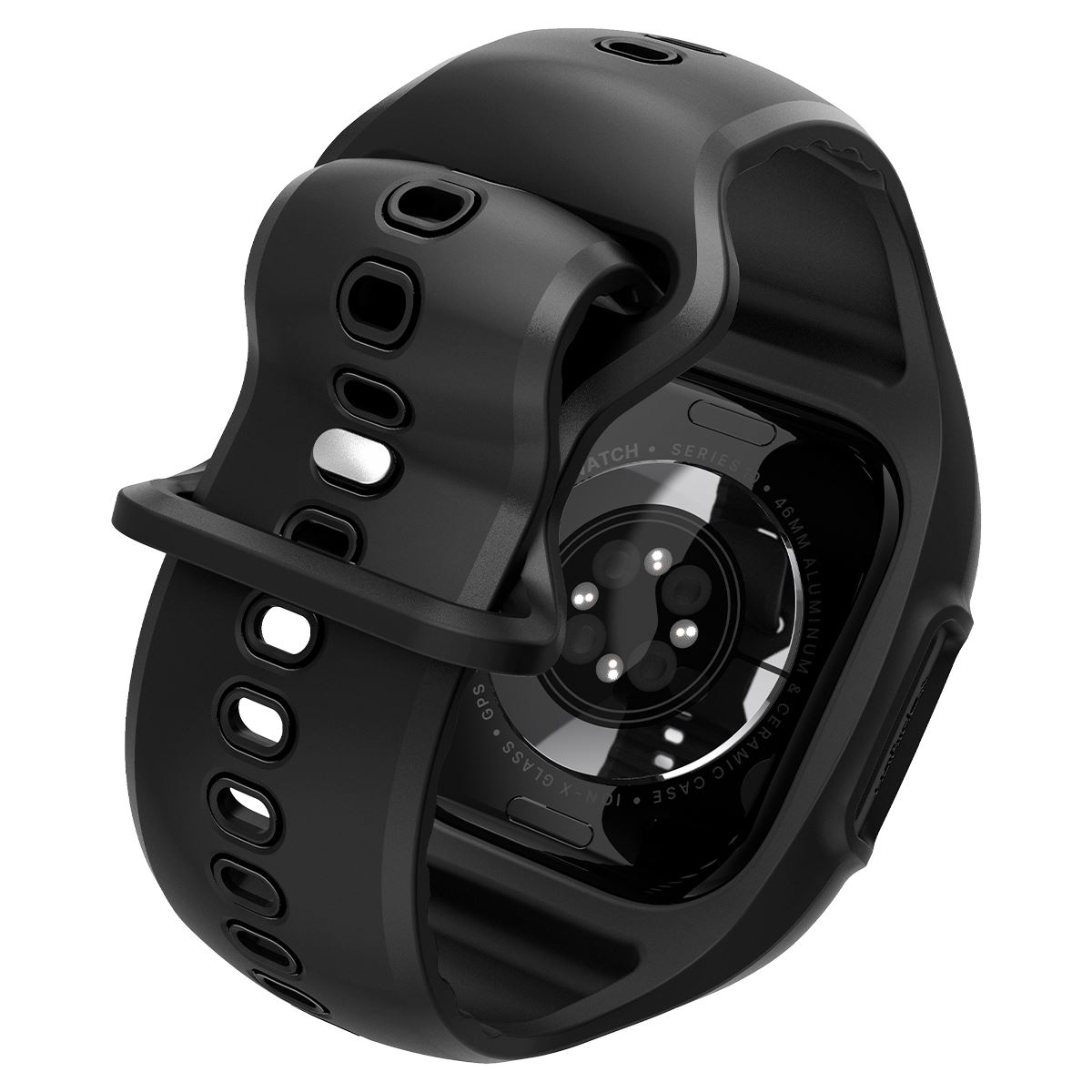 Spigen Liquid Air Pro, matte black - Apple Watch 11/10 46mm (9)