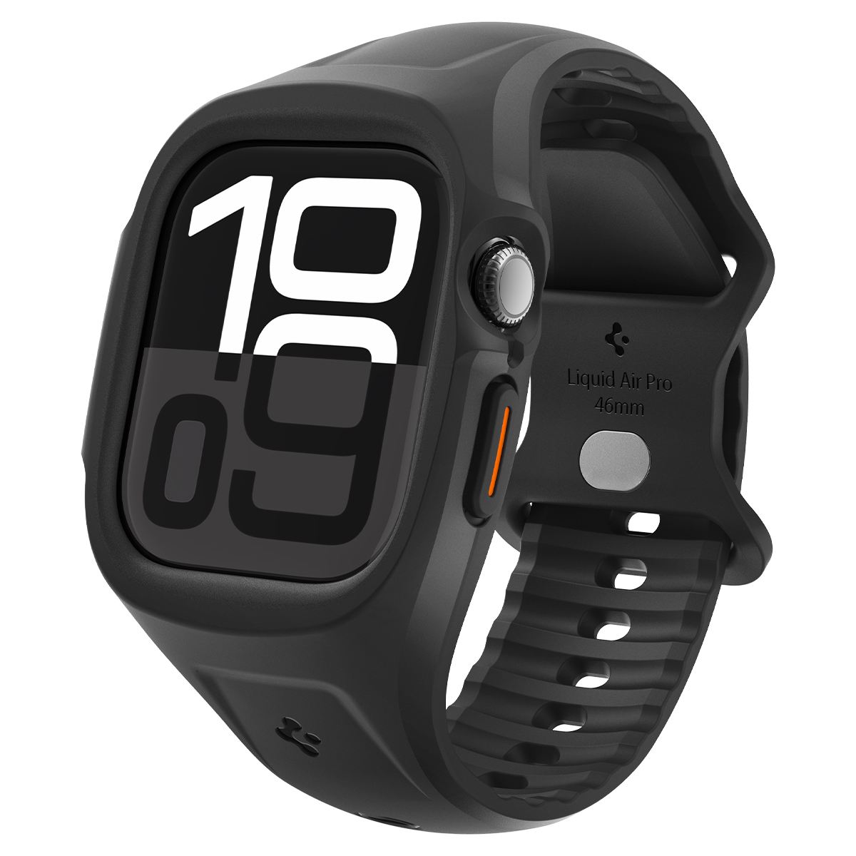 Spigen Liquid Air Pro, matte black - Apple Watch 11/10 46mm