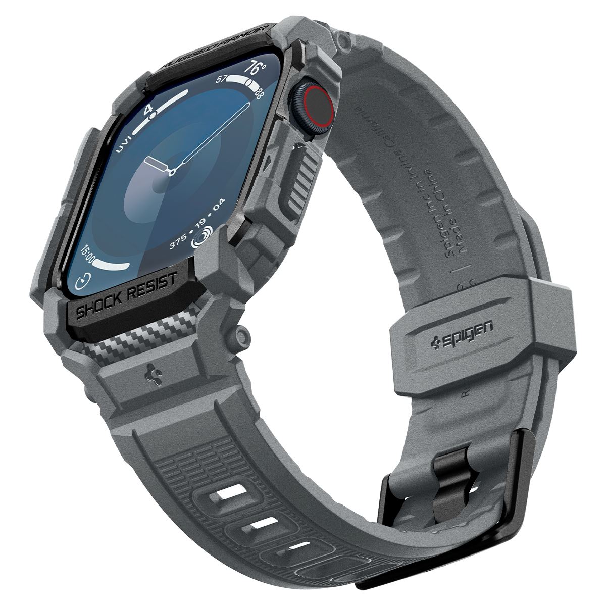Spigen Rugged Armor Pro, dark gray - Apple Watch 11/10 46mm (6)