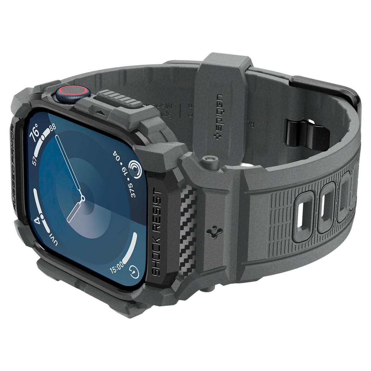 Spigen Rugged Armor Pro, dark gray - Apple Watch 11/10 46mm (7)