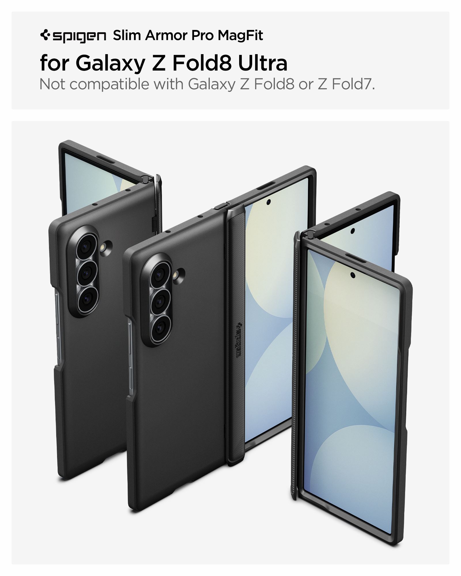Spigen Slim Armor Pro MagSafe, black - Samsung Galaxy Z Fold8 Ultra (15)