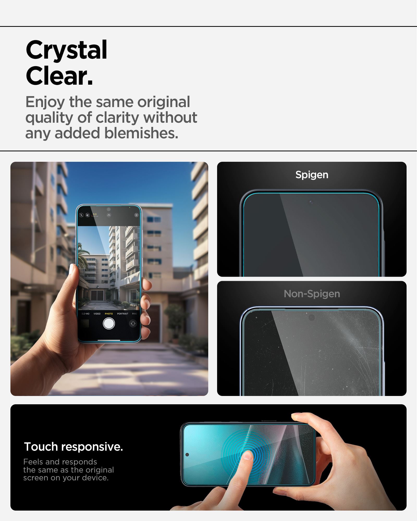 Spigen Glass tR EZ Fit HD 1 Pack - Samsung Galaxy A37 5G/ A36 5G (5)