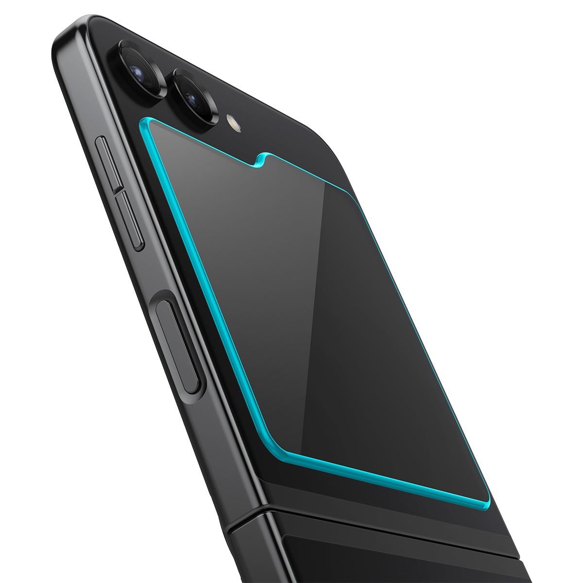 Spigen Glass tR EZ Fit Cover 2 Pack Transparency - Samsung Galaxy Z Flip5 (3)