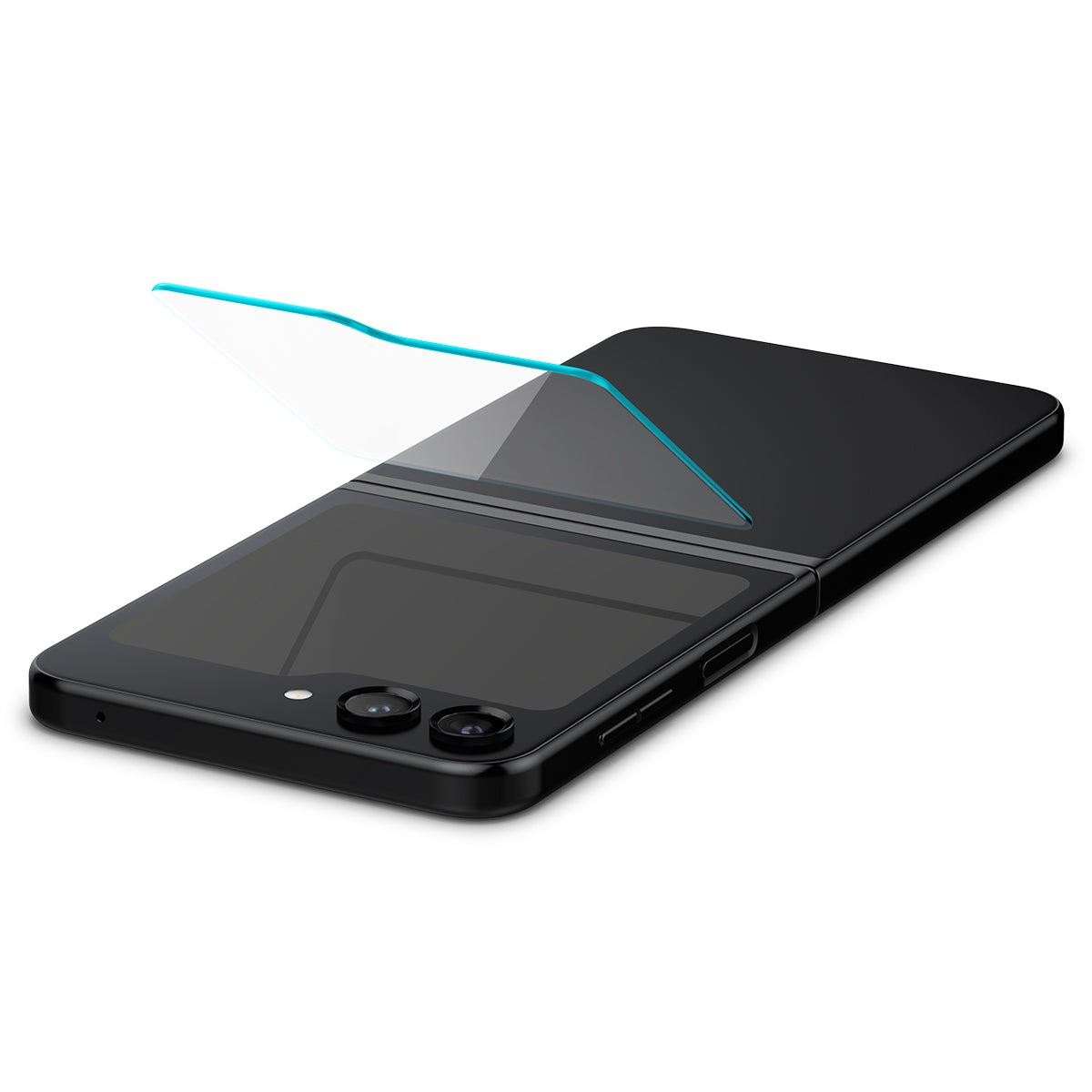 Spigen Glass tR EZ Fit Cover 2 Pack Transparency - Samsung Galaxy Z Flip5 (4)