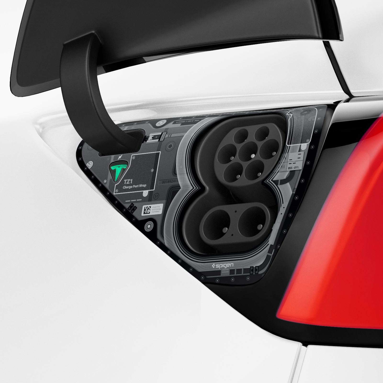 Spigen Tesla Charge Port Wrap, zero one - Tesla Model Y/3 (13)