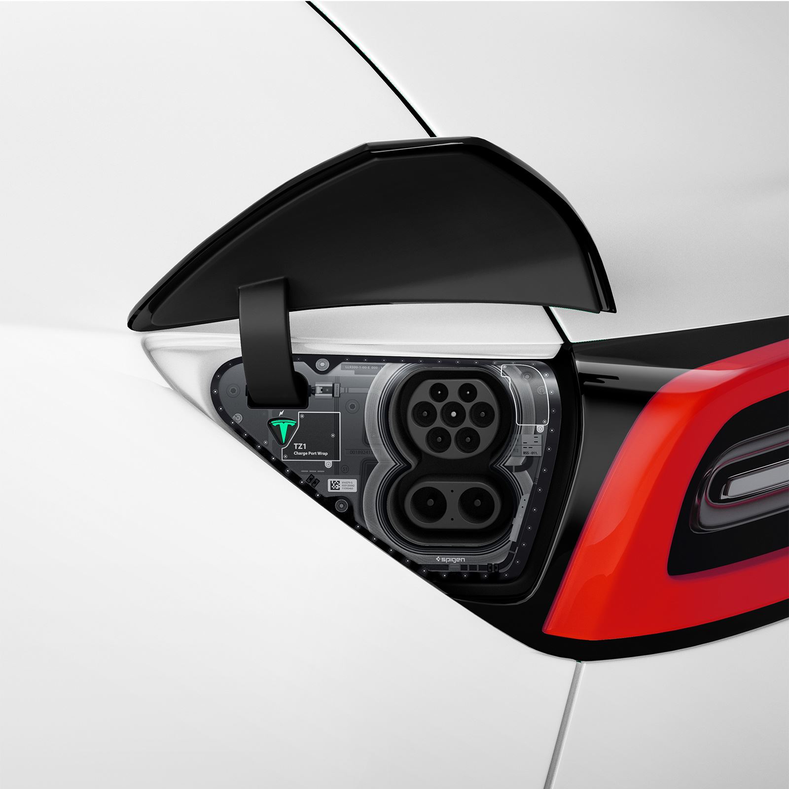 Spigen Tesla Charge Port Wrap, zero one - Tesla Model Y/3 (2)