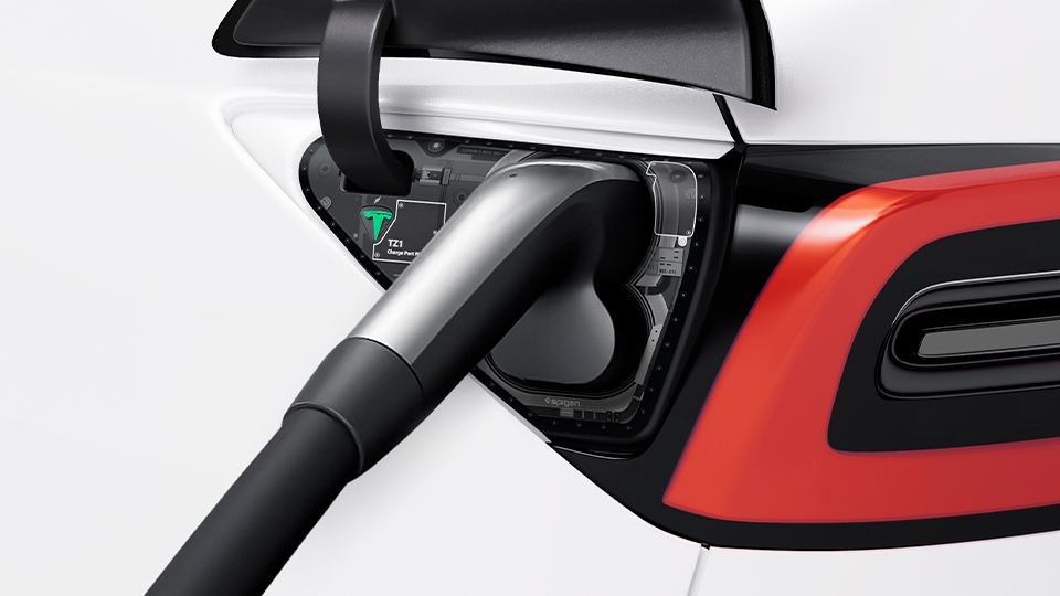 Spigen Tesla Charge Port Wrap, zero one - Tesla Model Y/3