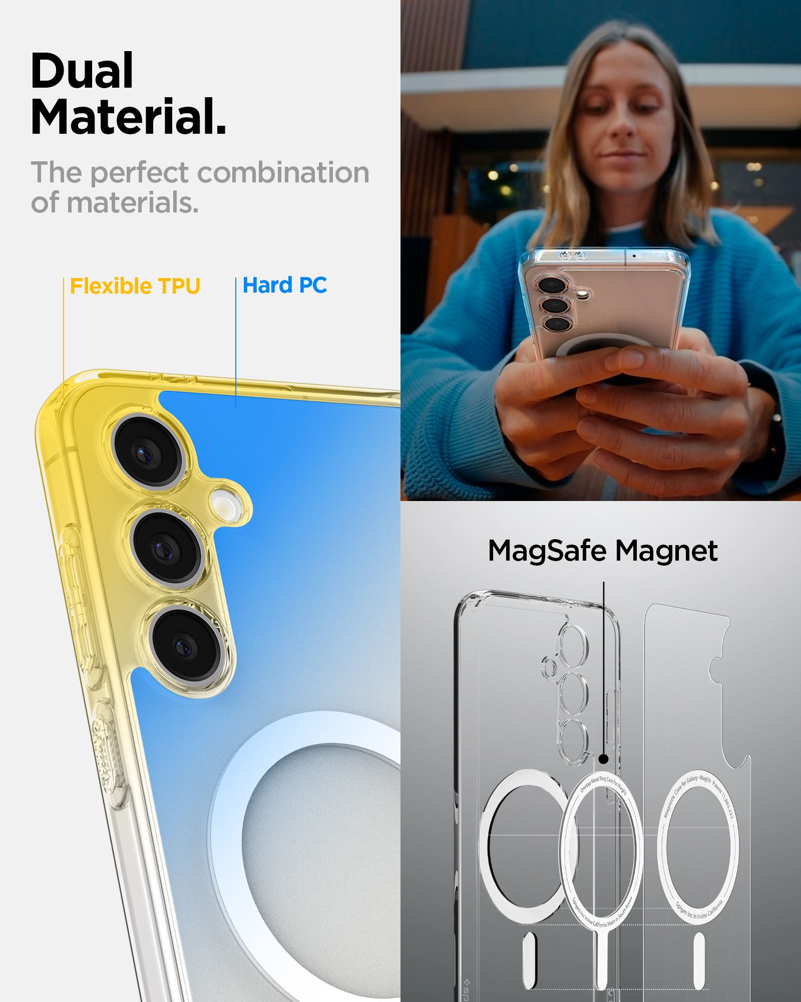 Spigen Ultra Hybrid MagSafe, white - Samsung Galaxy S24 FE (11)