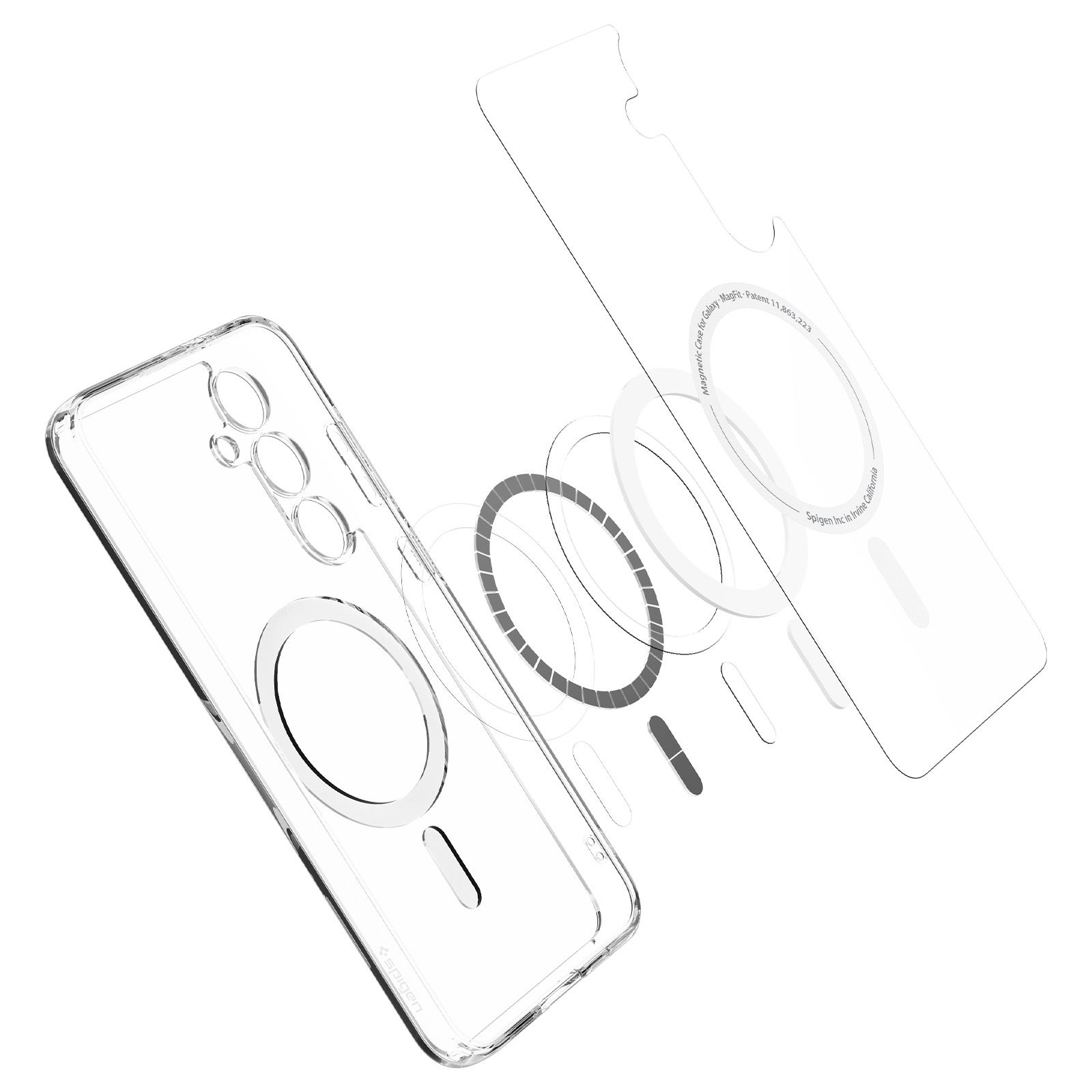 Spigen Ultra Hybrid MagSafe, white - Samsung Galaxy S24 FE (7)