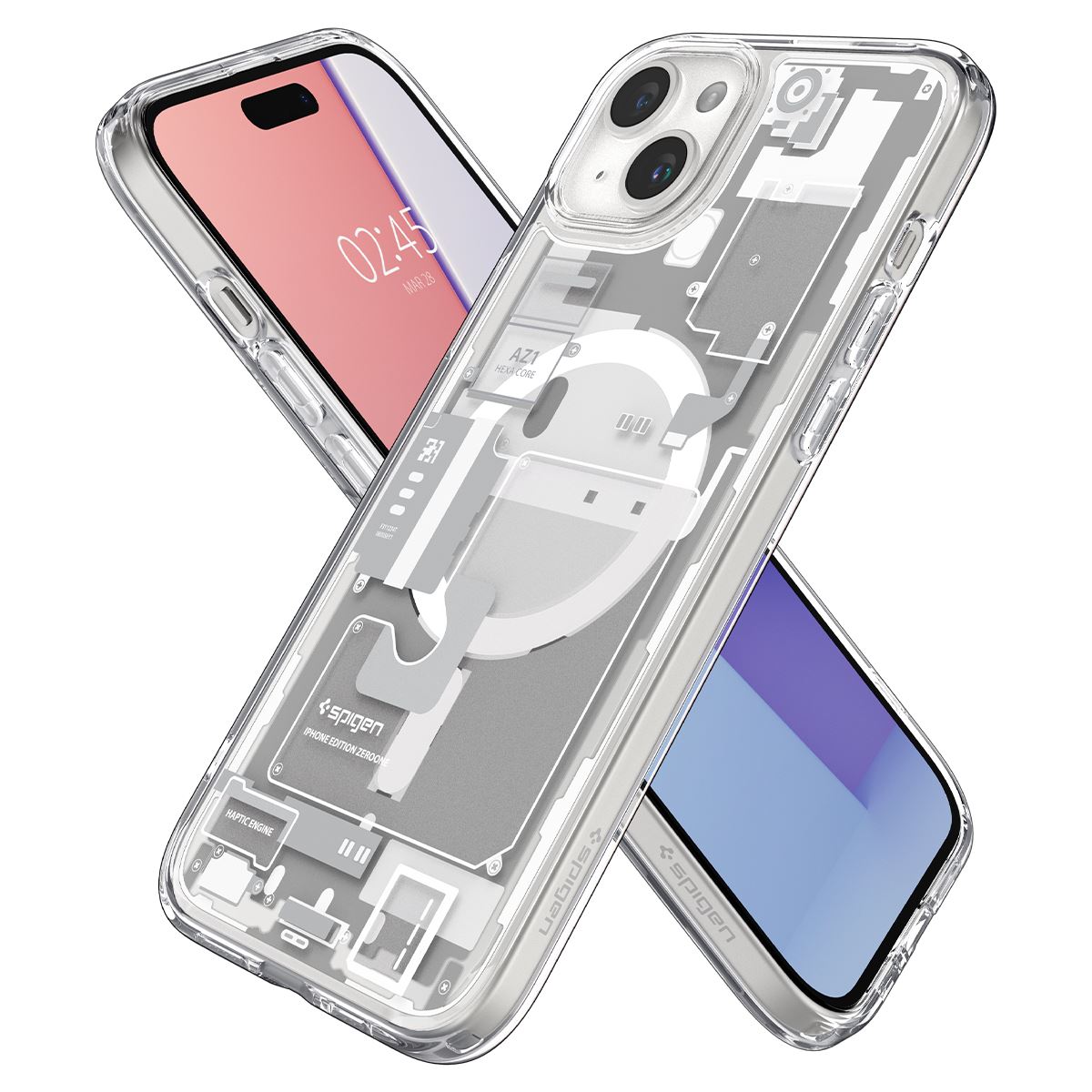 Spigen Ultra Hybrid MagSafe, zero one white - iPhone 15 (6)