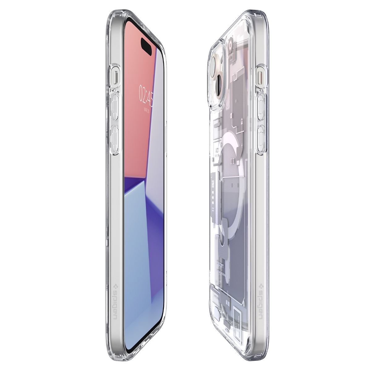 Spigen Ultra Hybrid MagSafe, zero one white - iPhone 15 (8)