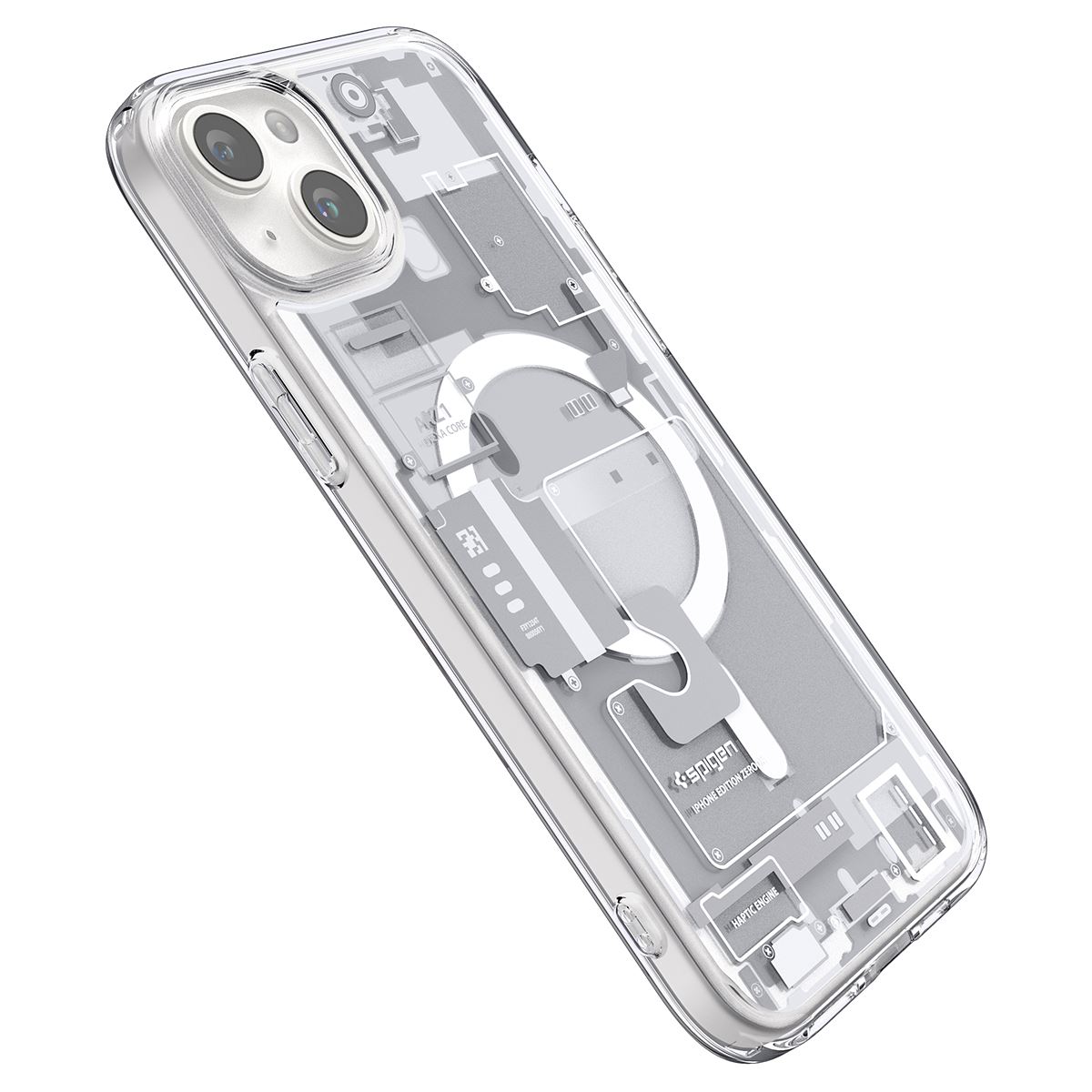 Spigen Ultra Hybrid MagSafe, zero one white - iPhone 15 (9)