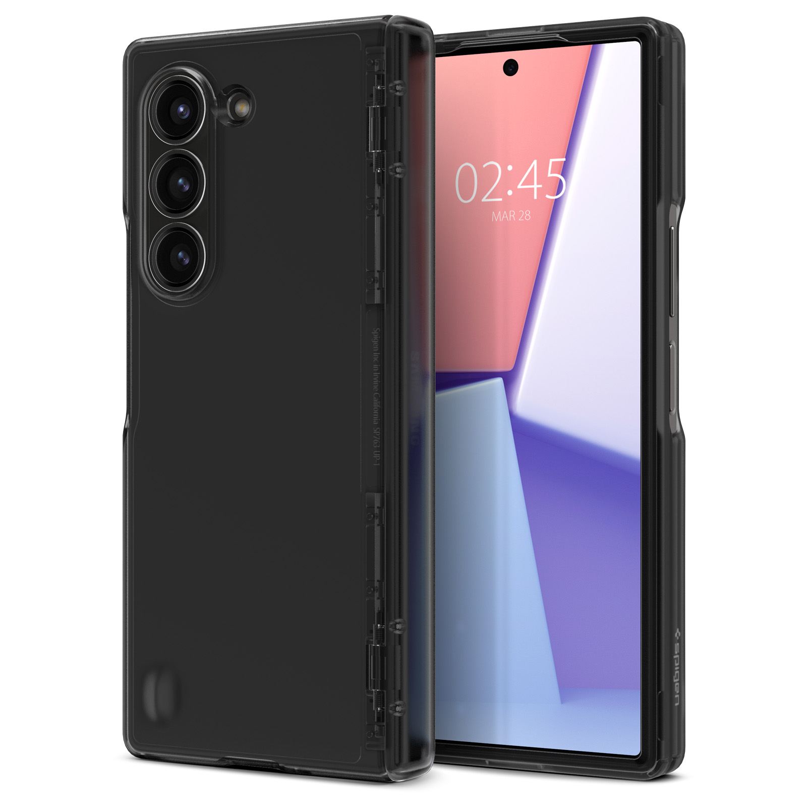 Spigen Ultra Hybrid Pro, frost gray - Samsung Galaxy Z Fold6 (1)