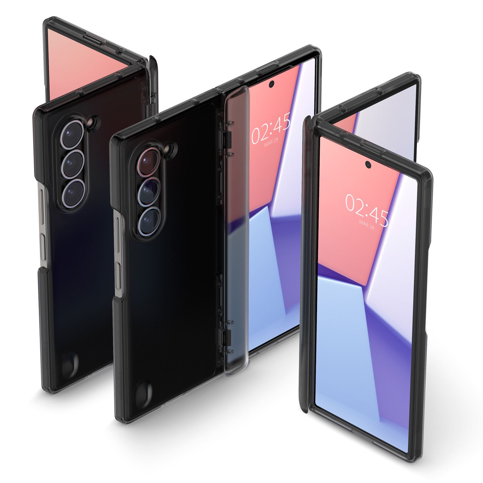 Spigen Ultra Hybrid Pro, frost gray - Samsung Galaxy Z Fold6 (3)