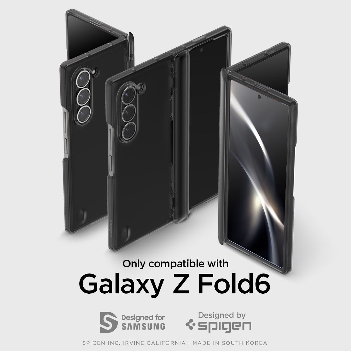 Spigen Ultra Hybrid Pro, frost gray - Samsung Galaxy Z Fold6 (7)