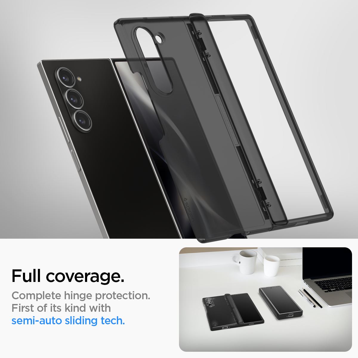 Spigen Ultra Hybrid Pro, frost gray - Samsung Galaxy Z Fold6 (8)